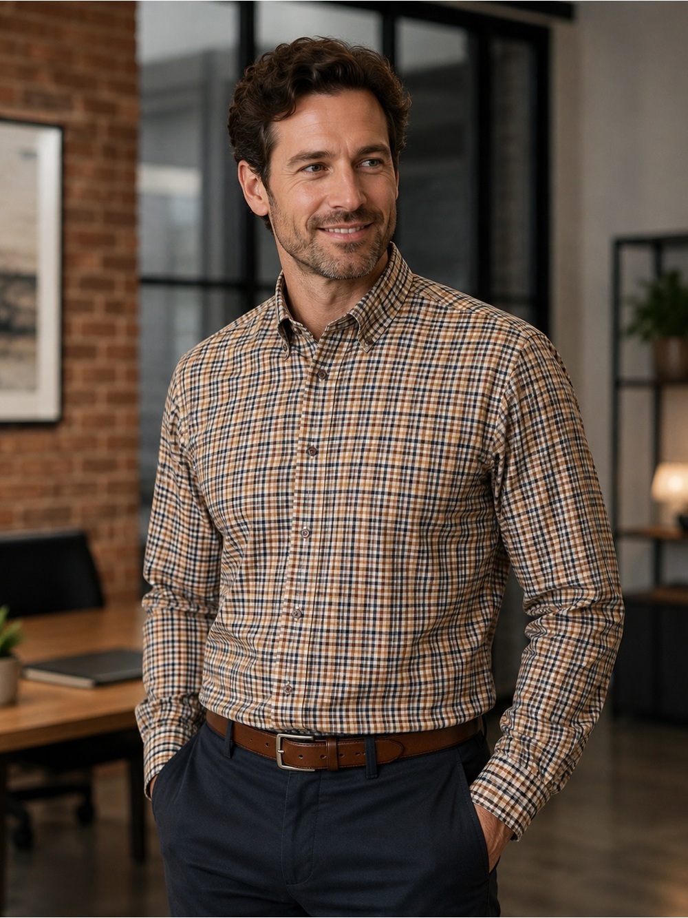 Robert Talbots classic button down.
